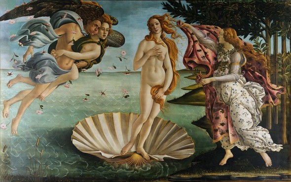 Karya Botticelli Birth of Venus