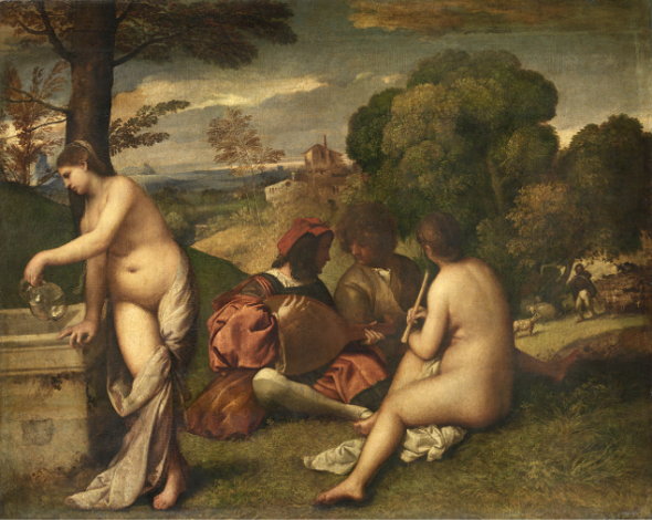 Lukisan Konser Pastoral Titian